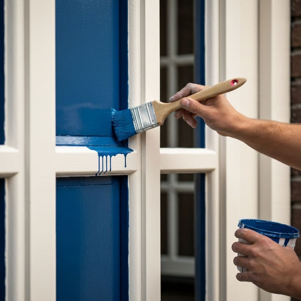 Grachtenpand schilderen in Amsterdam
