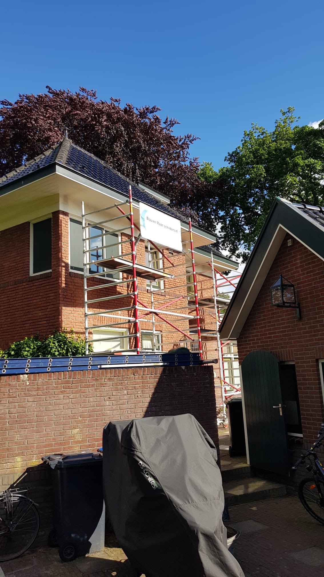 Professioneel schilderwerk door Blauwe Maan Schilders - Villa in uitvoering